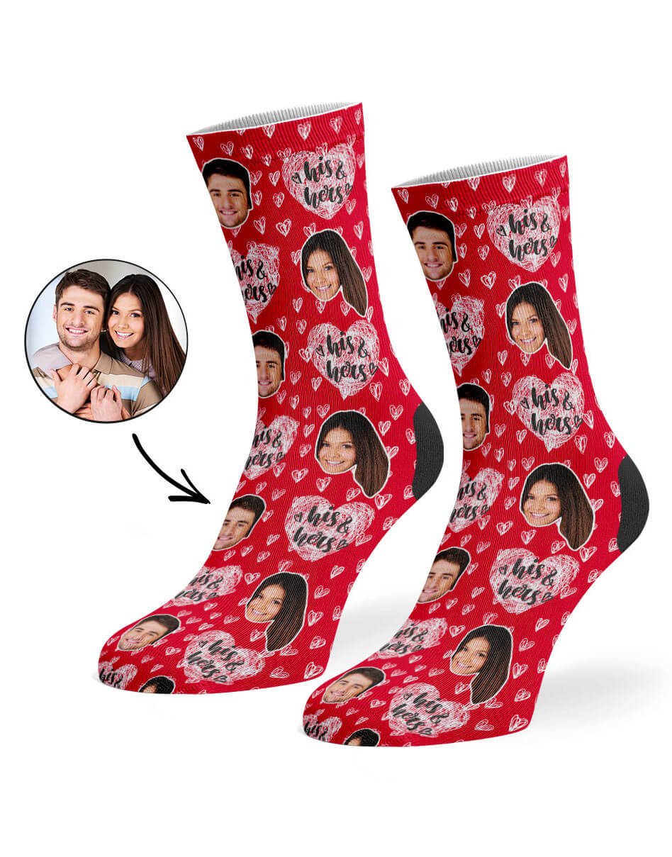 His & Hers Couples Socks