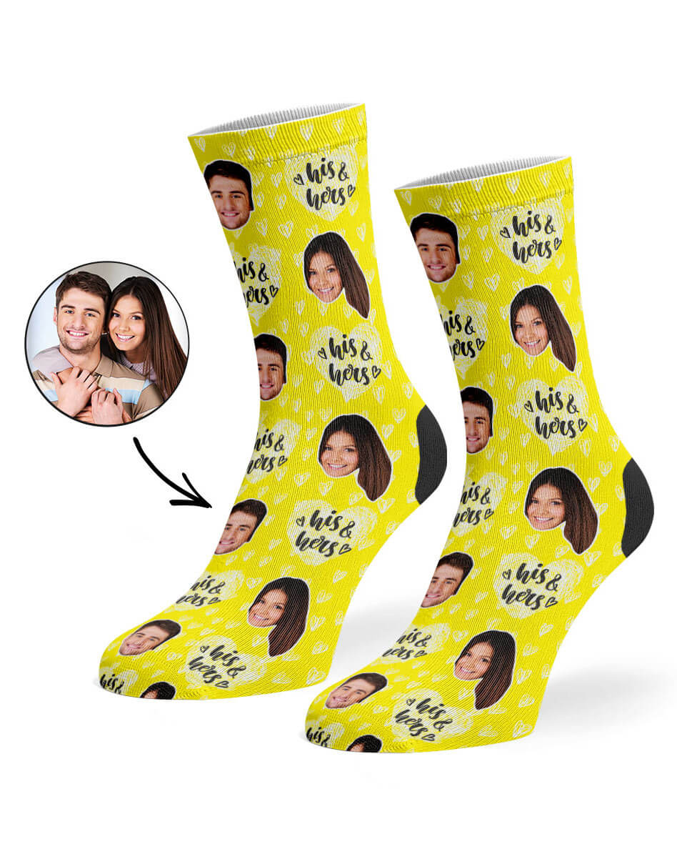 His & Hers Yellow Socks