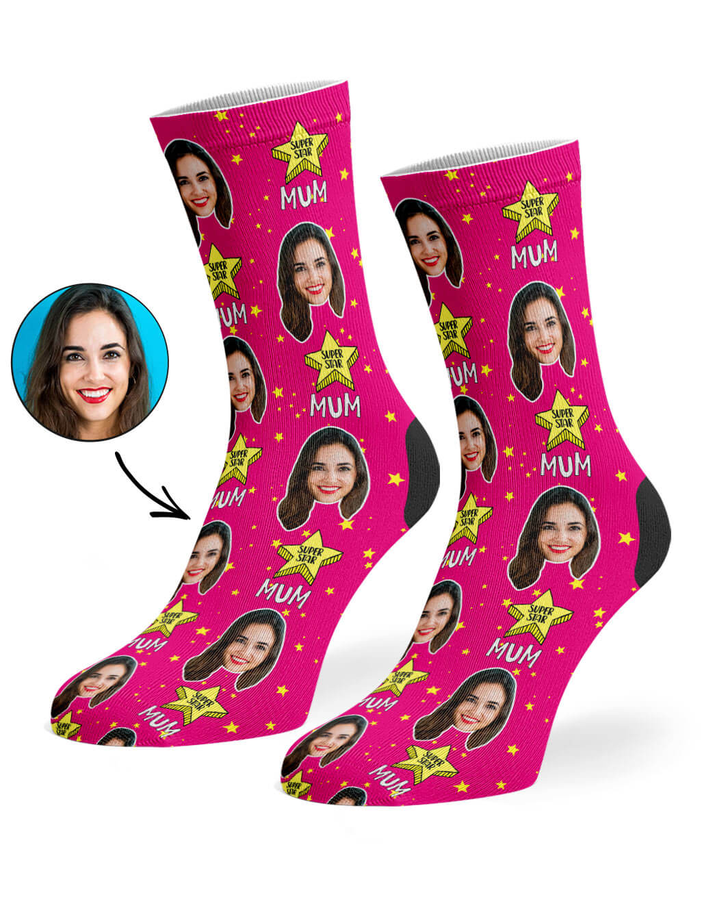 Super Star Mum Socks Gift