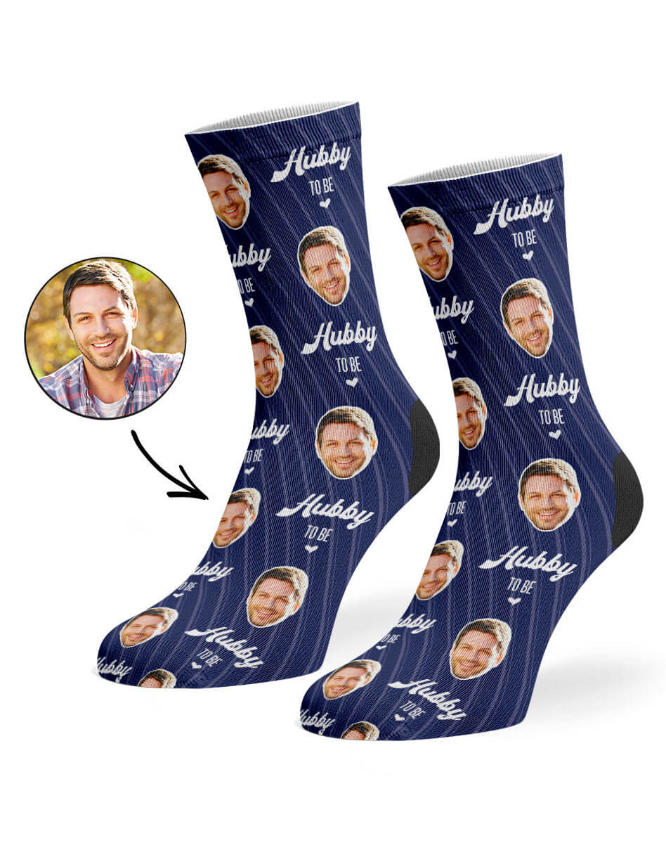 Navy Hubby To Be Socks