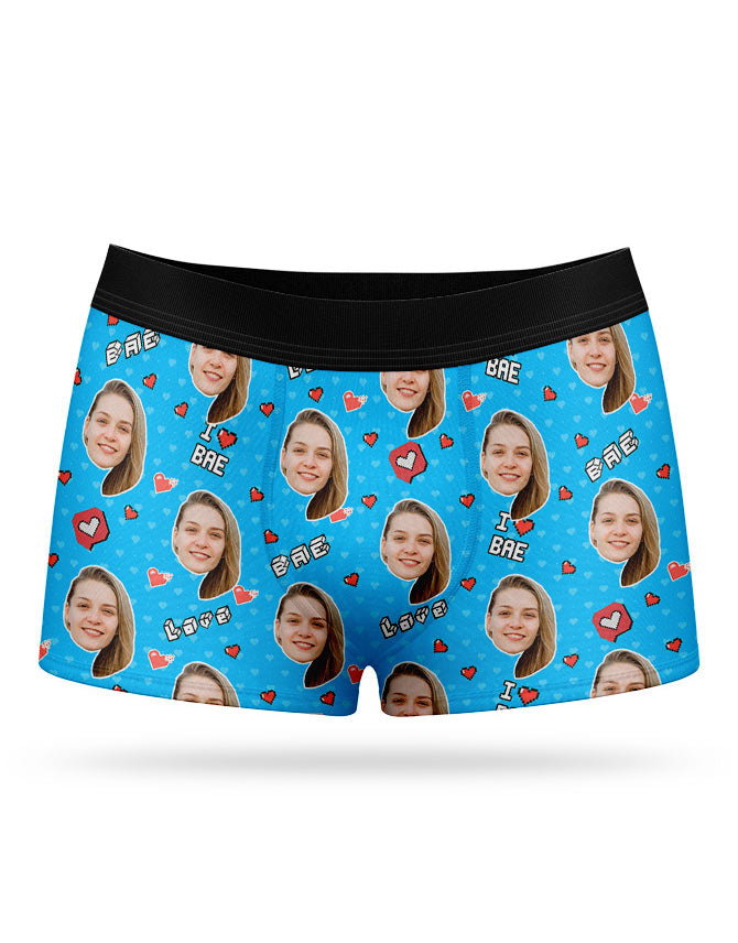 I Love Bae Boxer Shorts