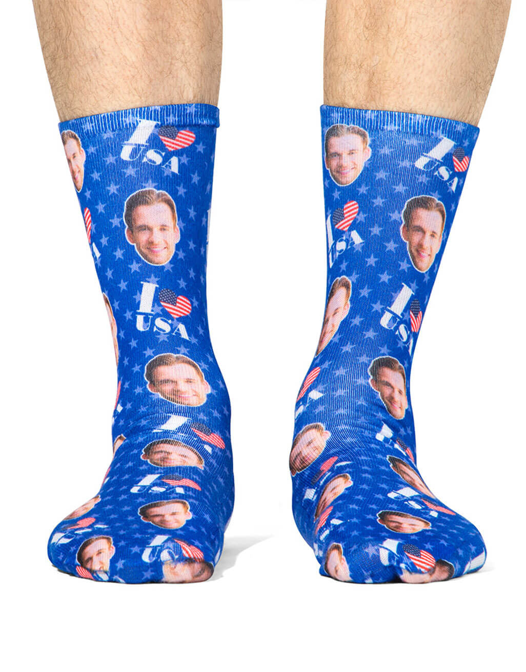 I Love USA Socks