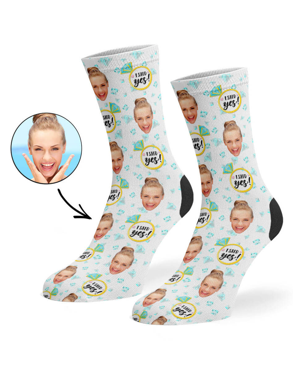 I Said Yes Face Socks