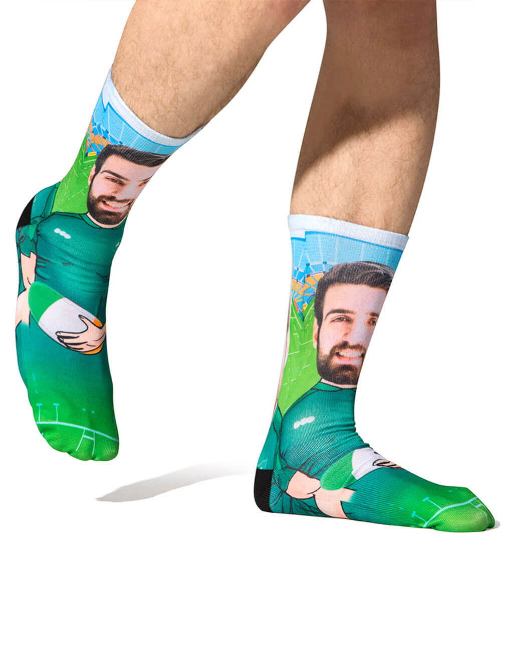 Personalised Rugby Player Socks