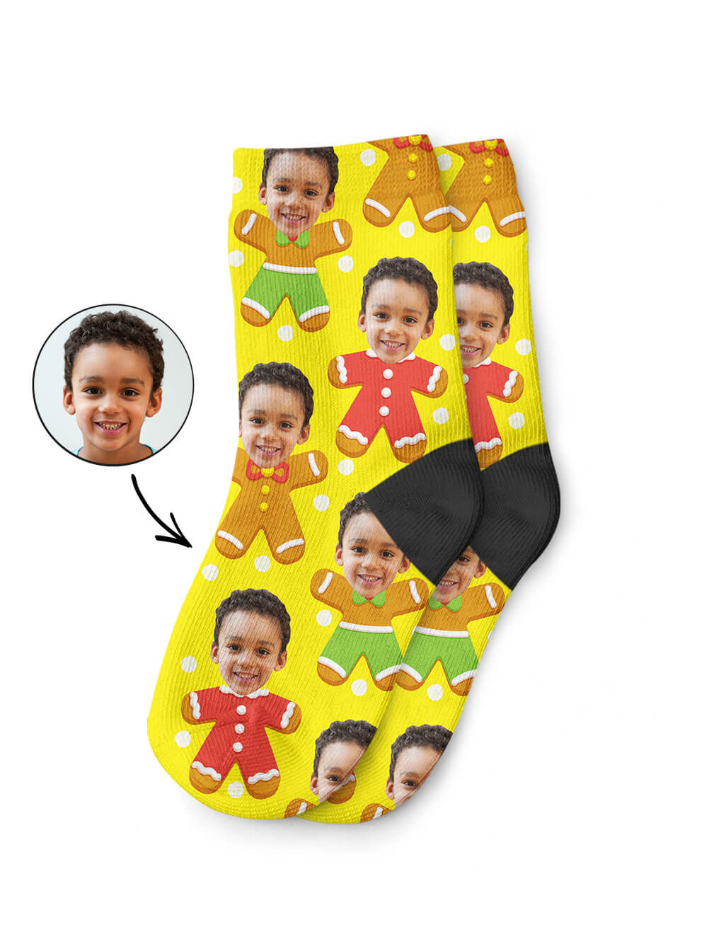 Gingerbread Me Kids Socks Gift