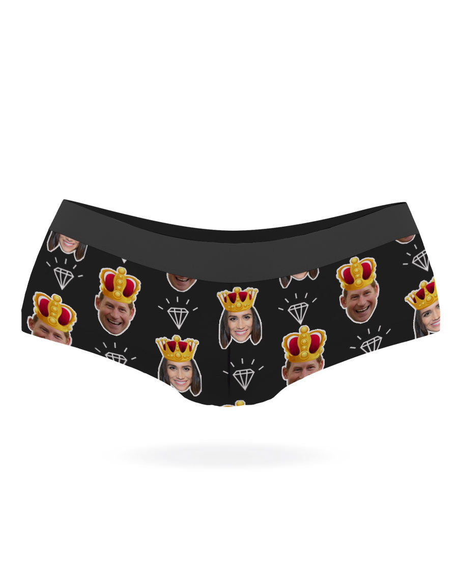 Custom Photo King & Queen Knickers