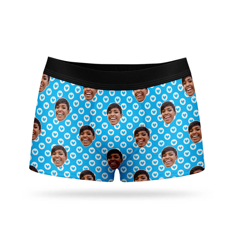 Circle Hearts Photo Boxers