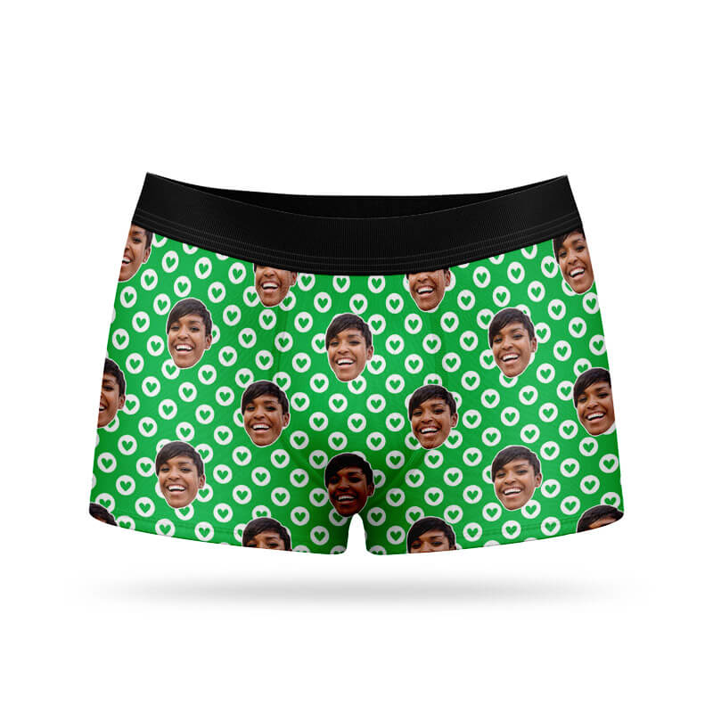 Circle Hearts Face Boxers