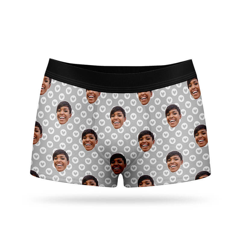 Custom Circle Hearts Boxers