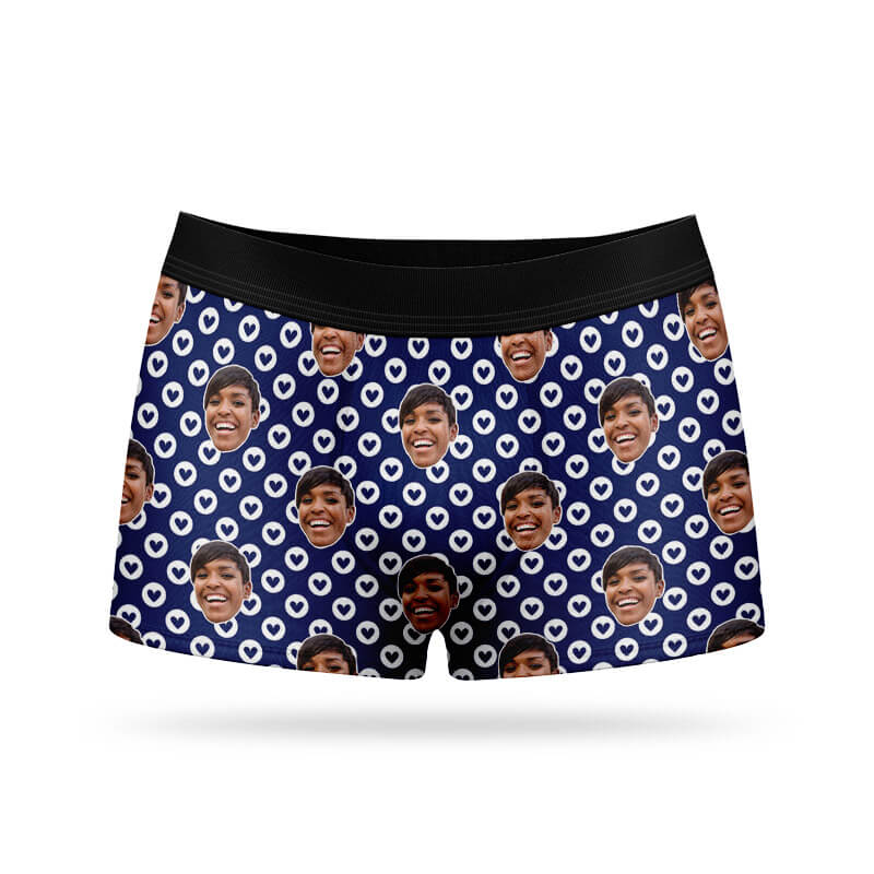 Customised Circle Hearts Boxers