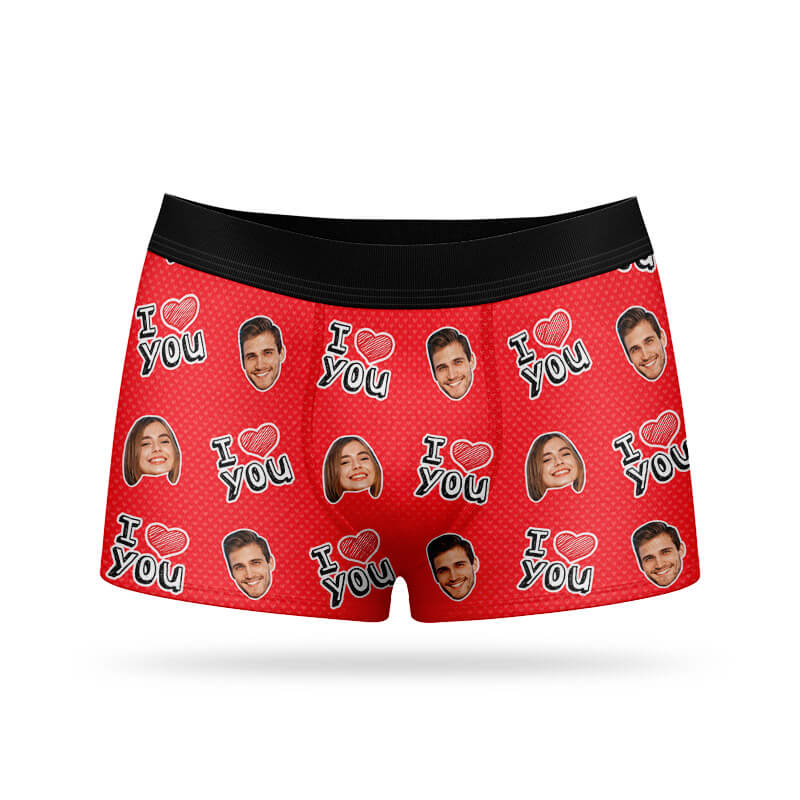 I Heart You Photo Boxers