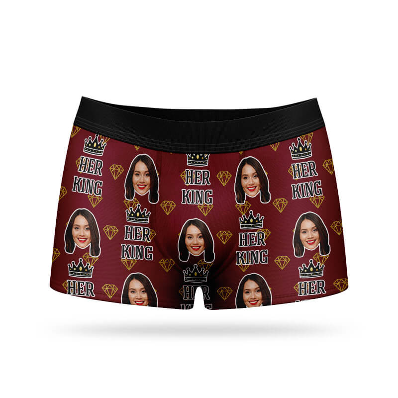 Personalised Her King Boxers