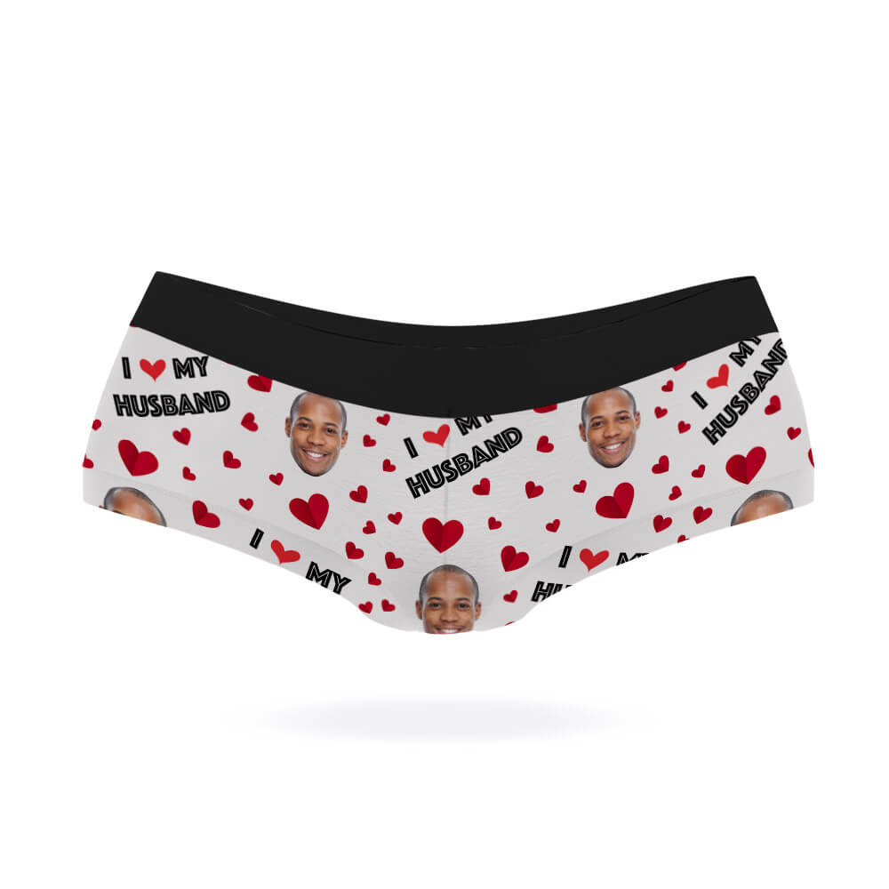 I Love My Husband Valentines Knickers