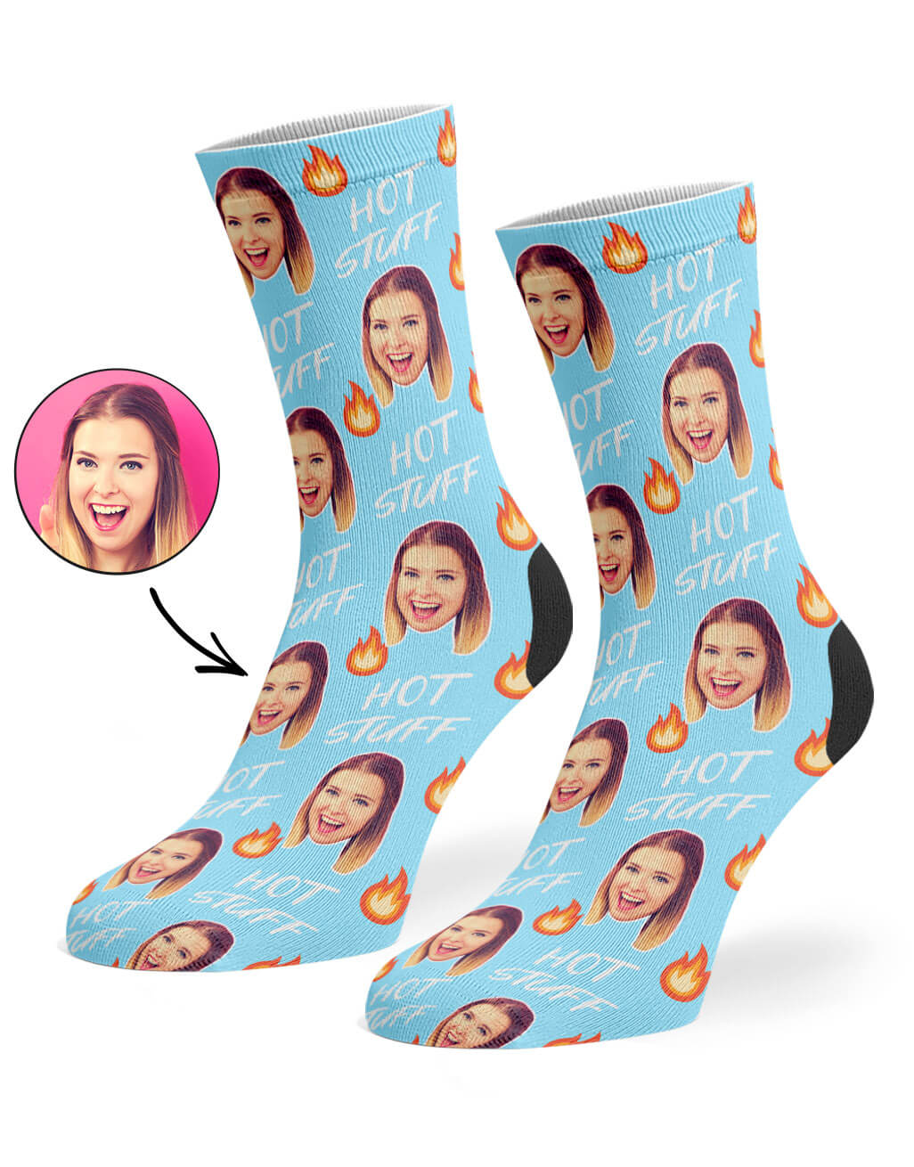 Personalised Hot Stuff Socks