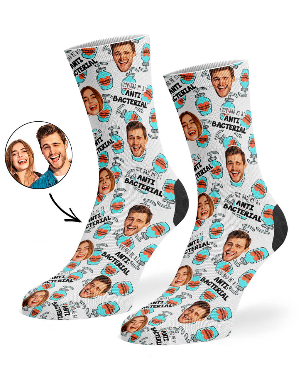 You Had Me At Antibacterial Face Socks