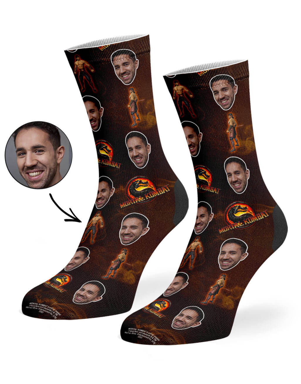 Liu Kang Mortal Kombat Socks