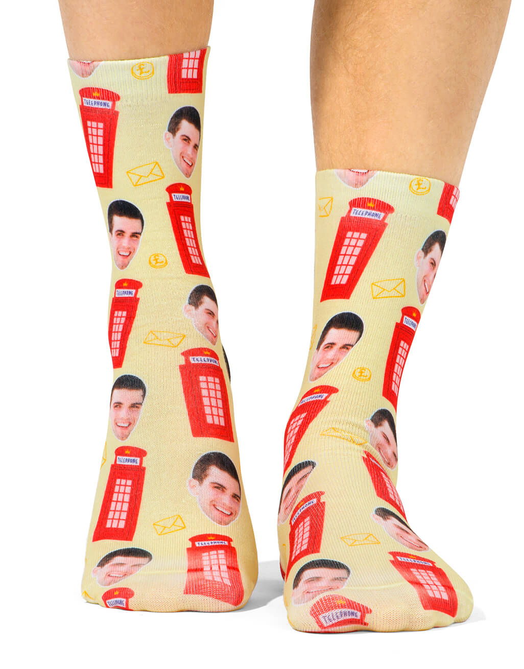 London Telephone Box Socks