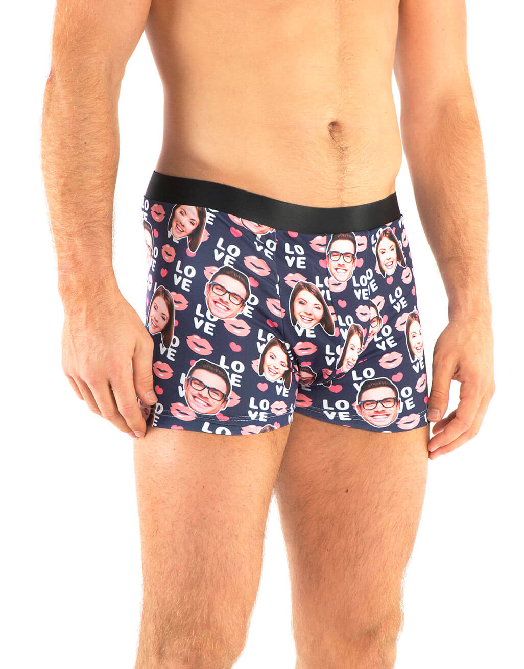 Personalised Love Lips Boxers