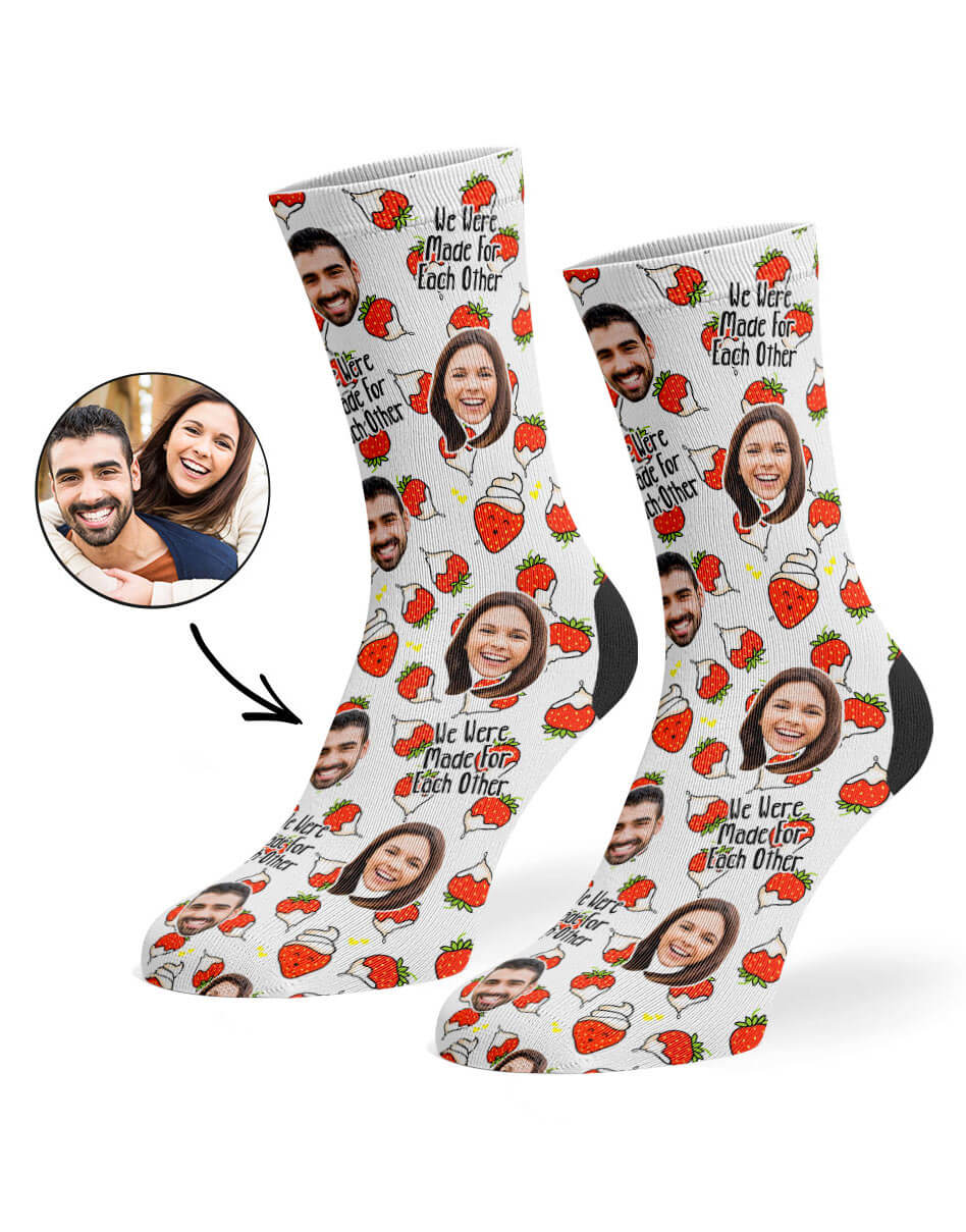 Your Faces On Made For Each Other Socks