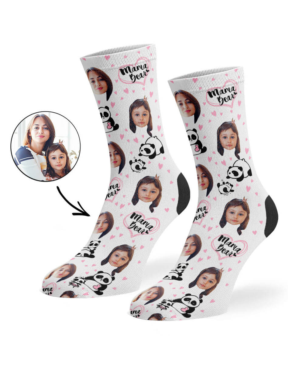 Personalised Mama Bear Socks