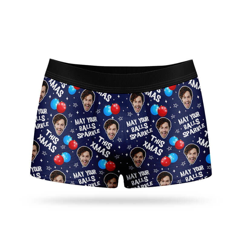 Personalised May Your Balls Sparkle Boxers