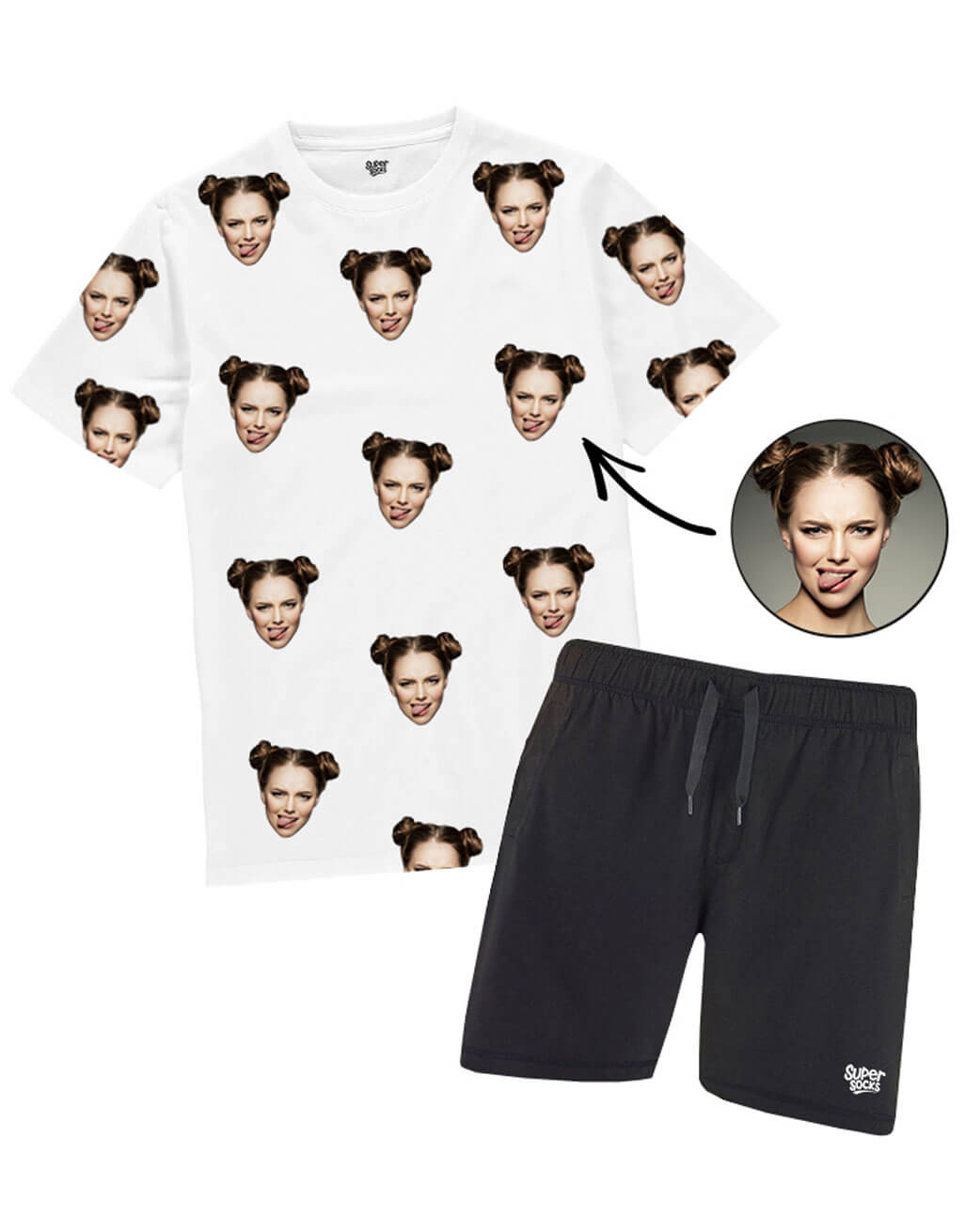 Mens Face Pyjamas