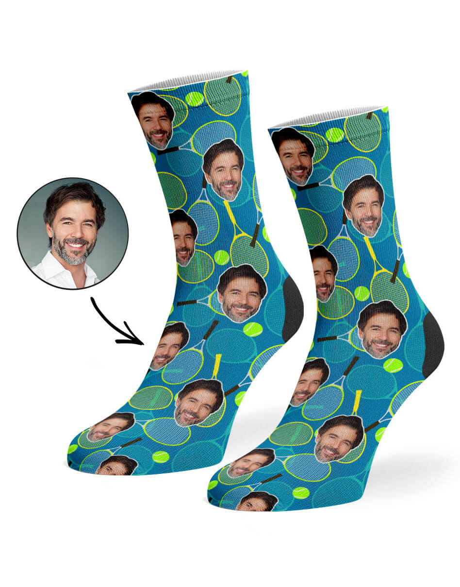 Custom Photo Tennis Racket Socks