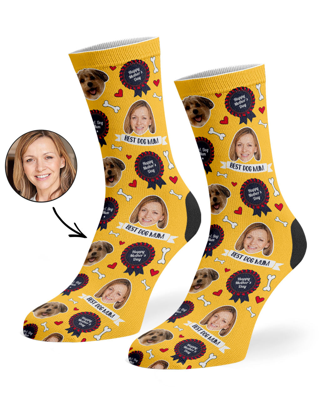 Unique Best Dog Mum Socks