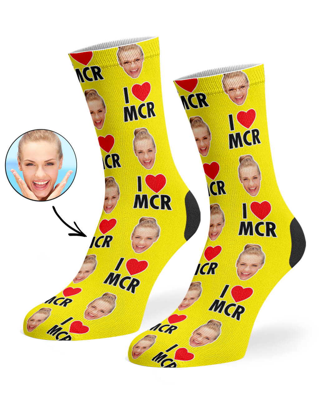 Unique I Heart MCR Socks