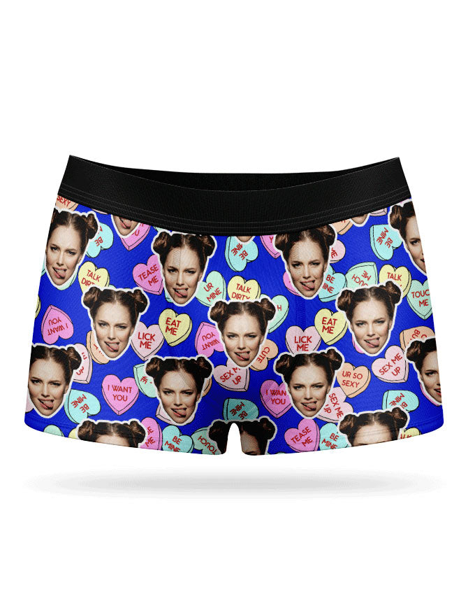 Naughty Love Hearts Boxer Shorts Gift