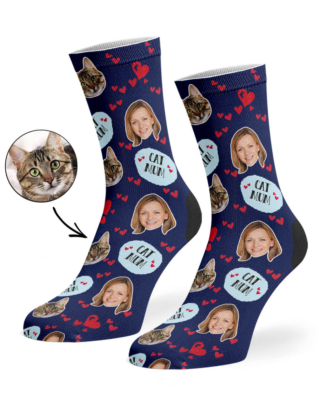 Cat Mum Socks