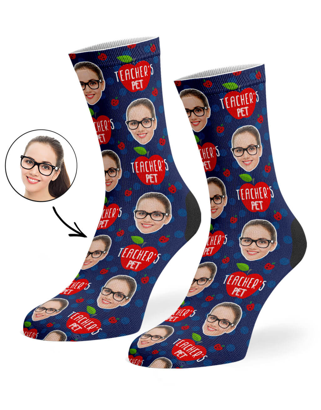 Unique Teacher's Pet Socks