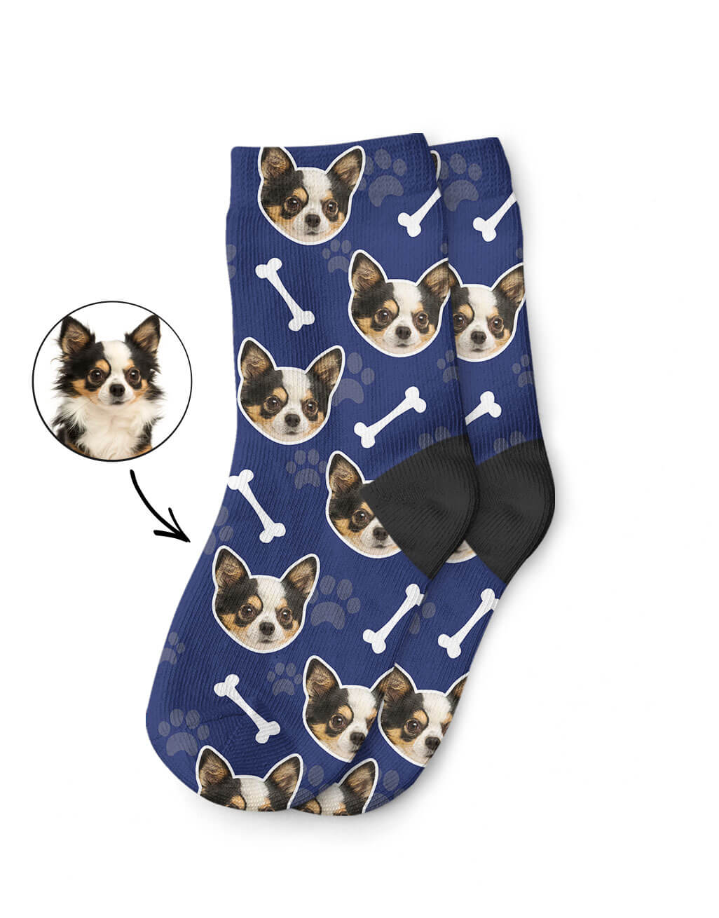 Custom Dog Socks, Print My Dog On Socks