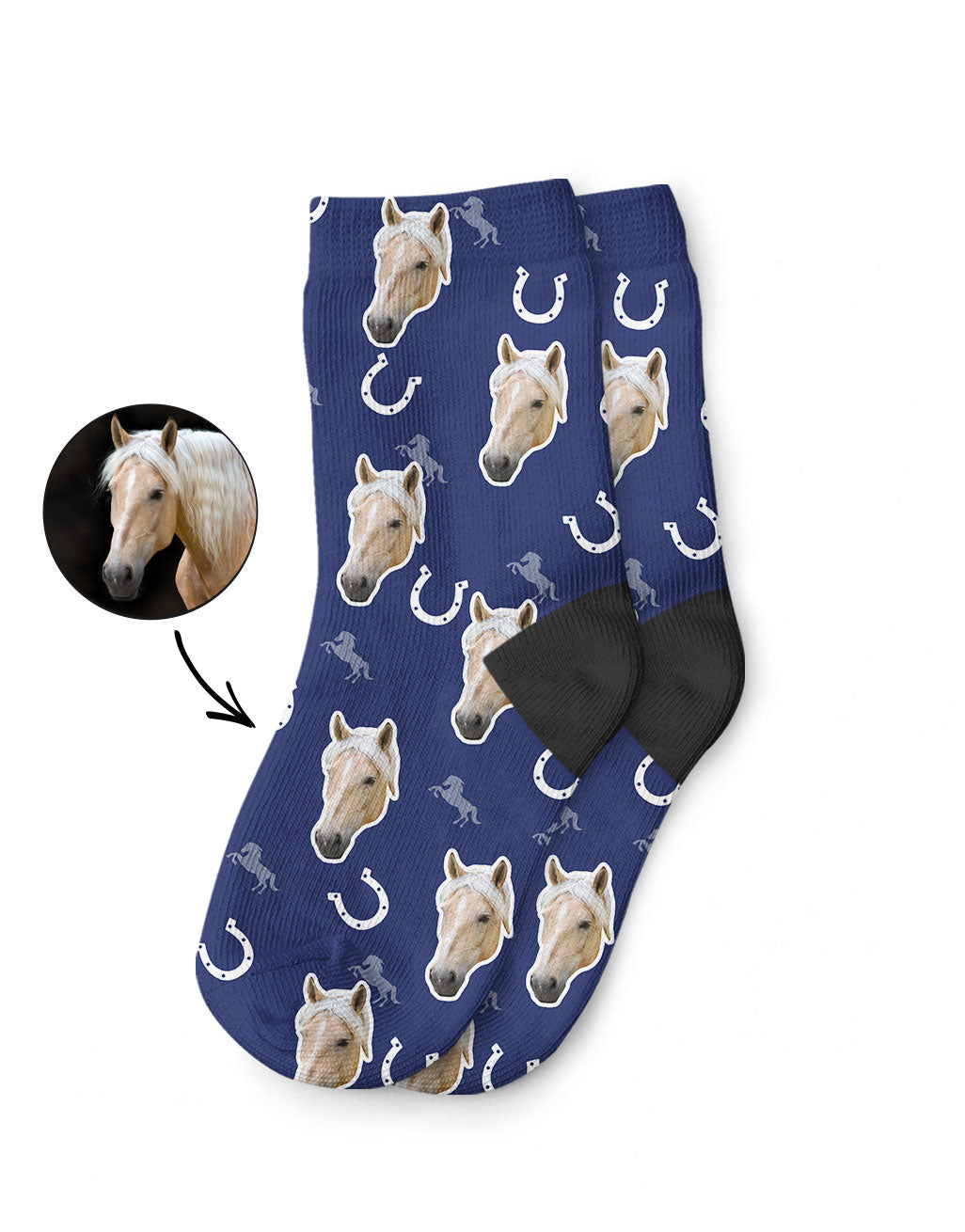 Your Horse on Kids Socks