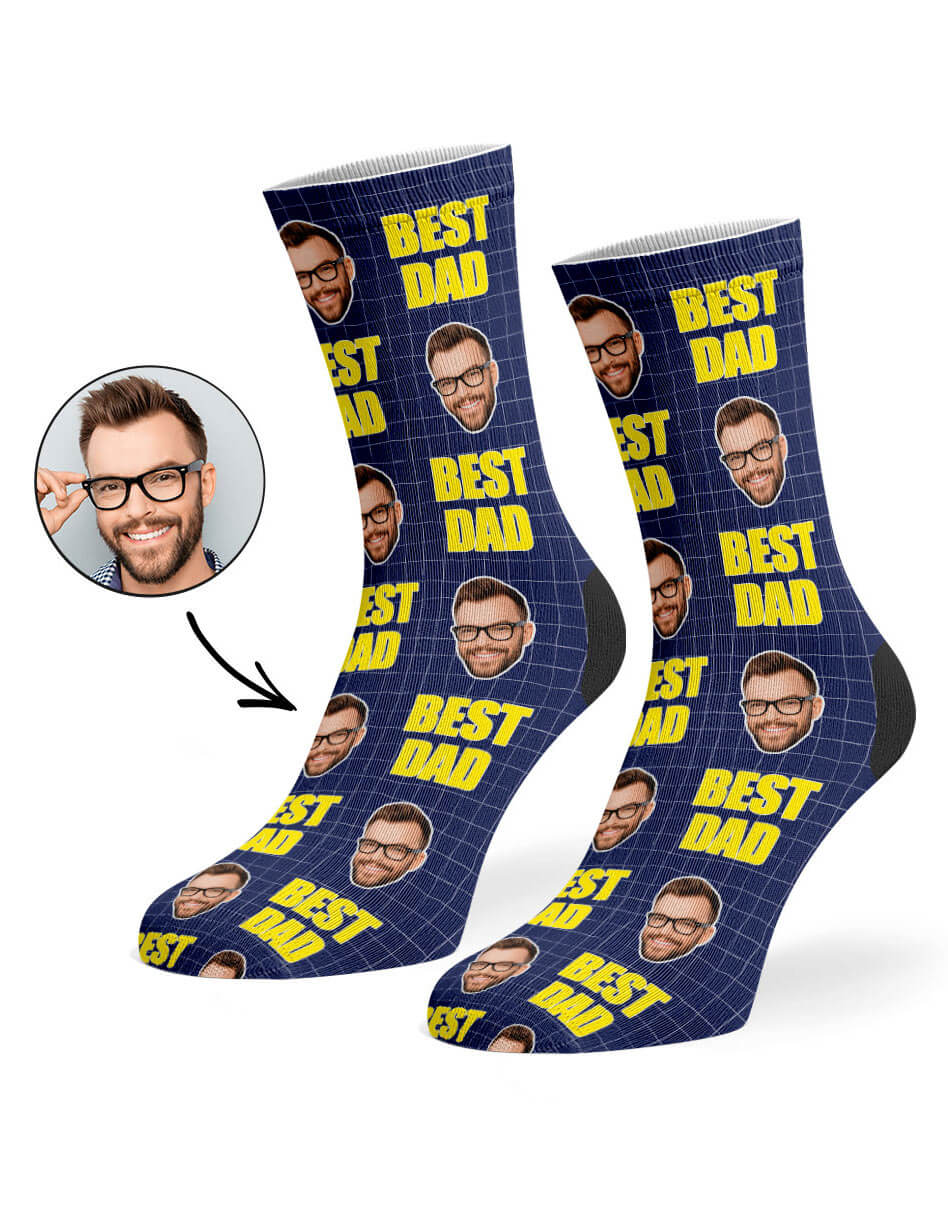 Custom Best Dad Socks