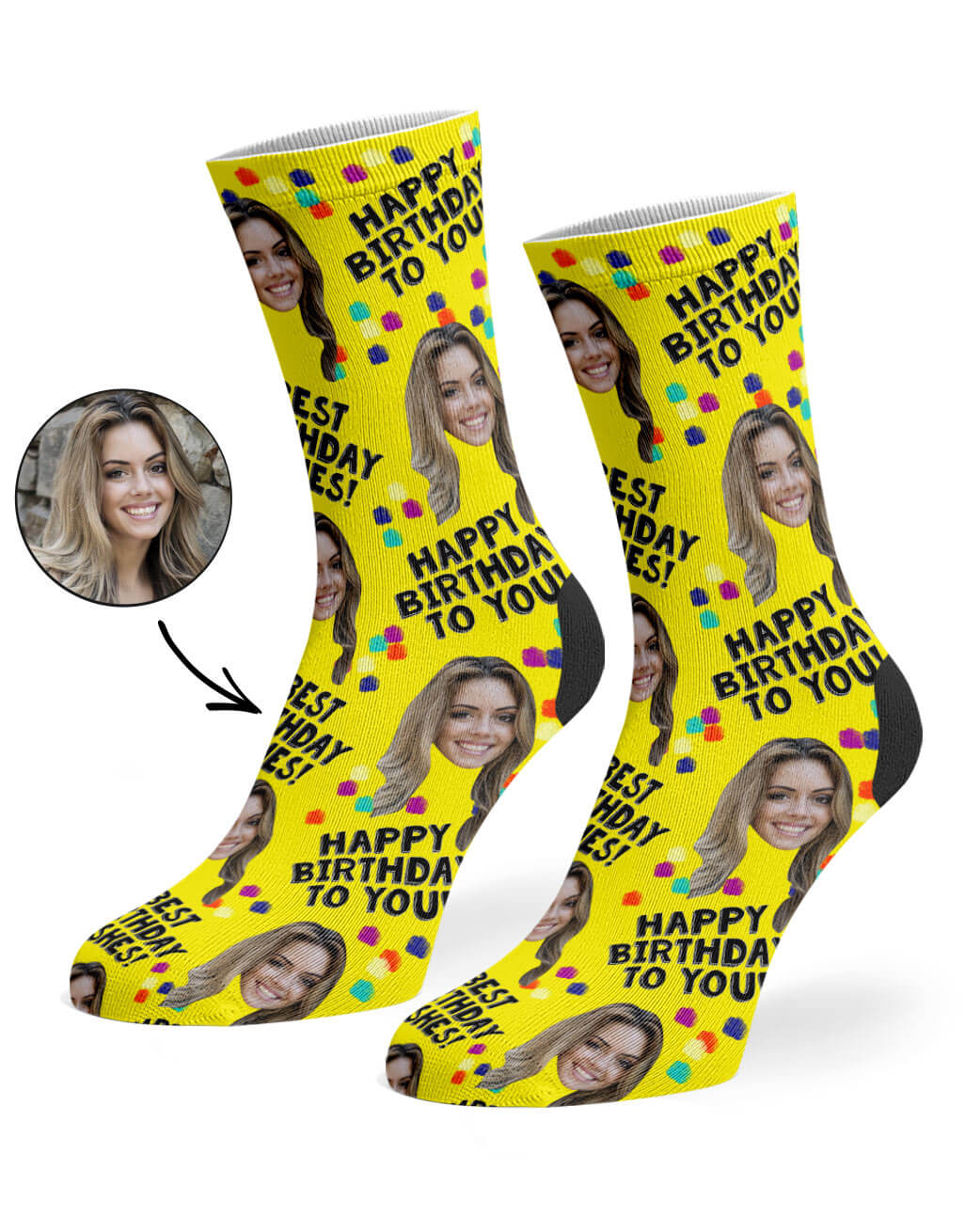 Personalised Birthday Party Socks