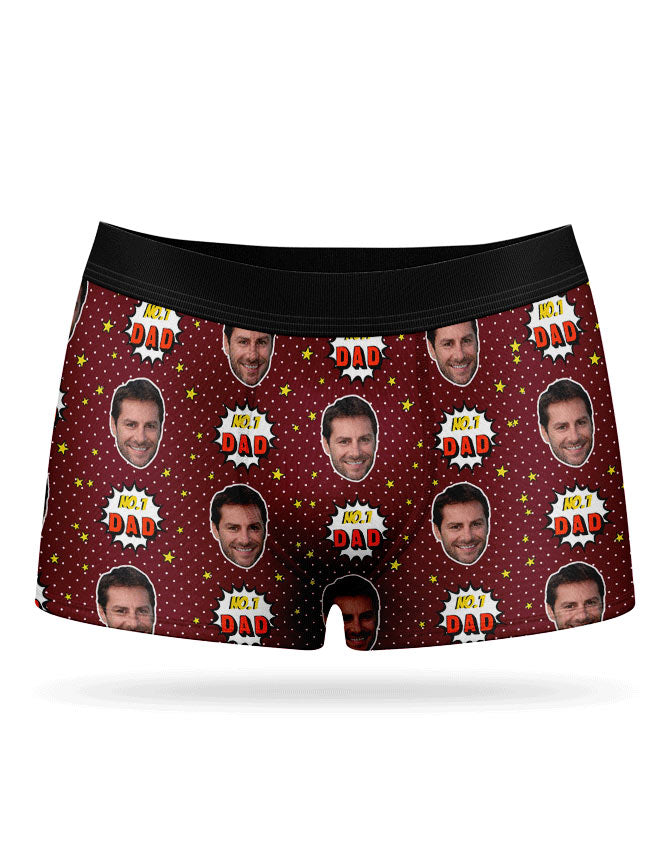 Number 1 Dad Boxer Shorts