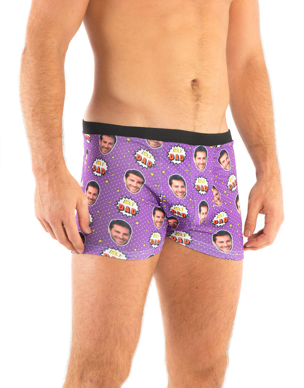 Personalised Number 1 Dad Boxers