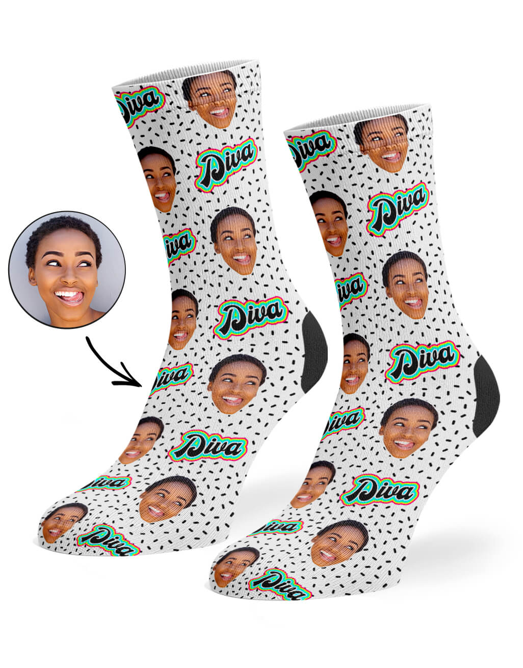 Custom Diva Socks