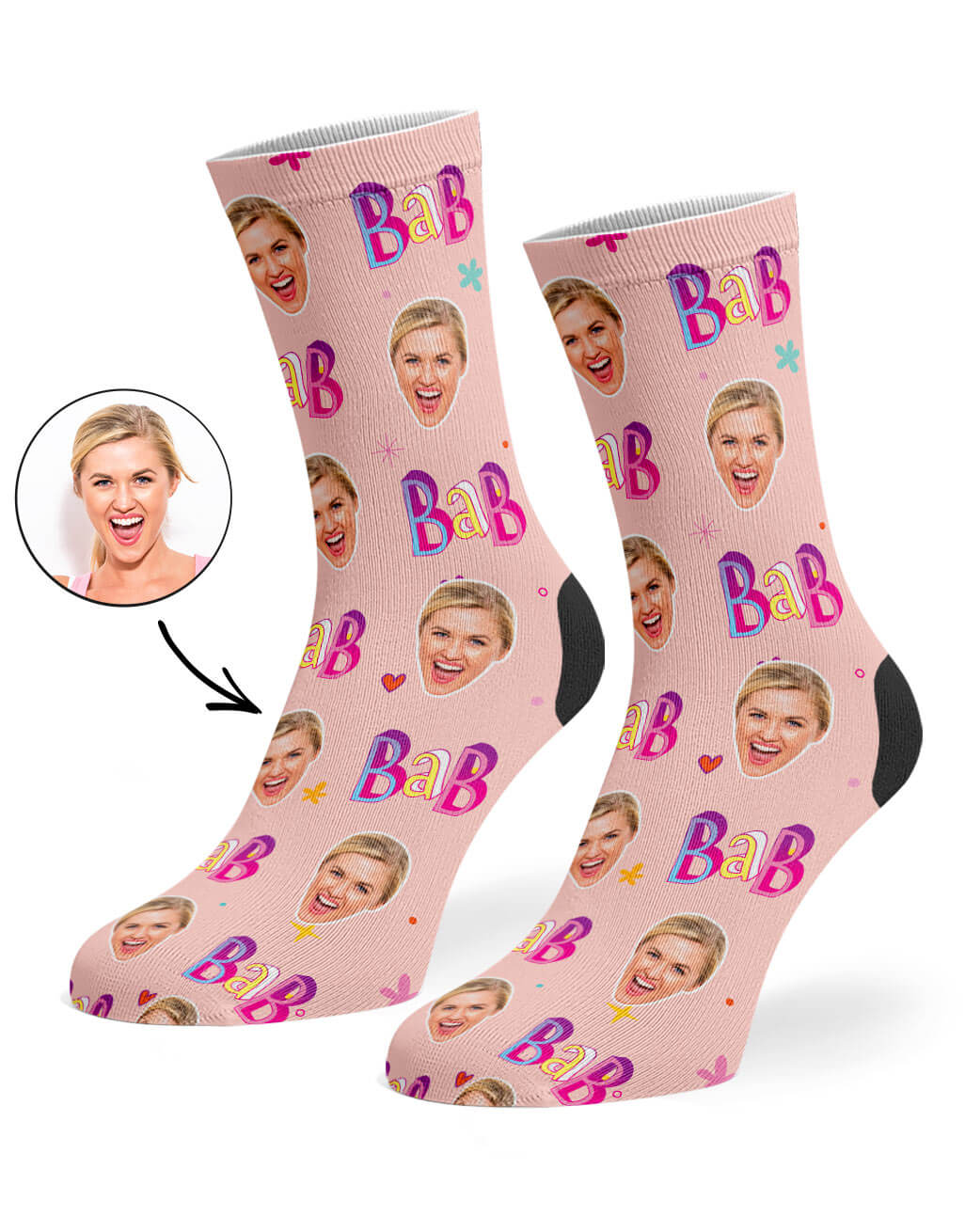 Personalised Bab Socks