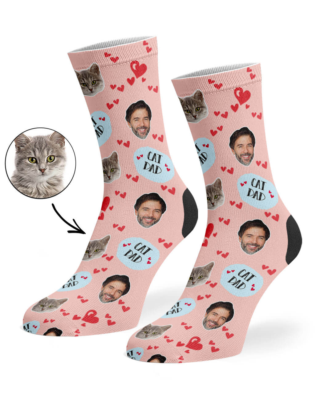 Cat Dad Socks