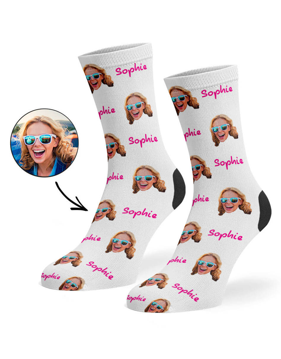 Islander Name and Photo Socks