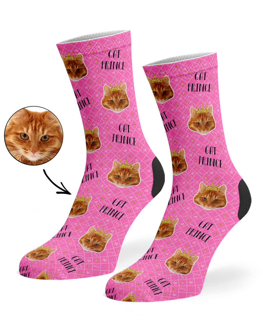 Cat Prince Socks