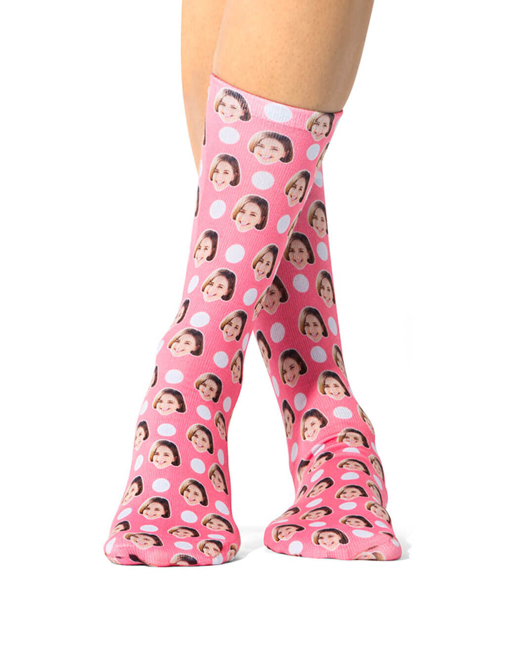 Polka Face Socks