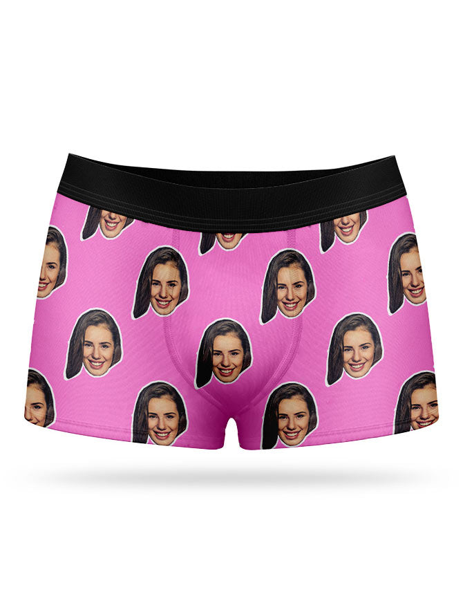 Polka Pink Face Boxers