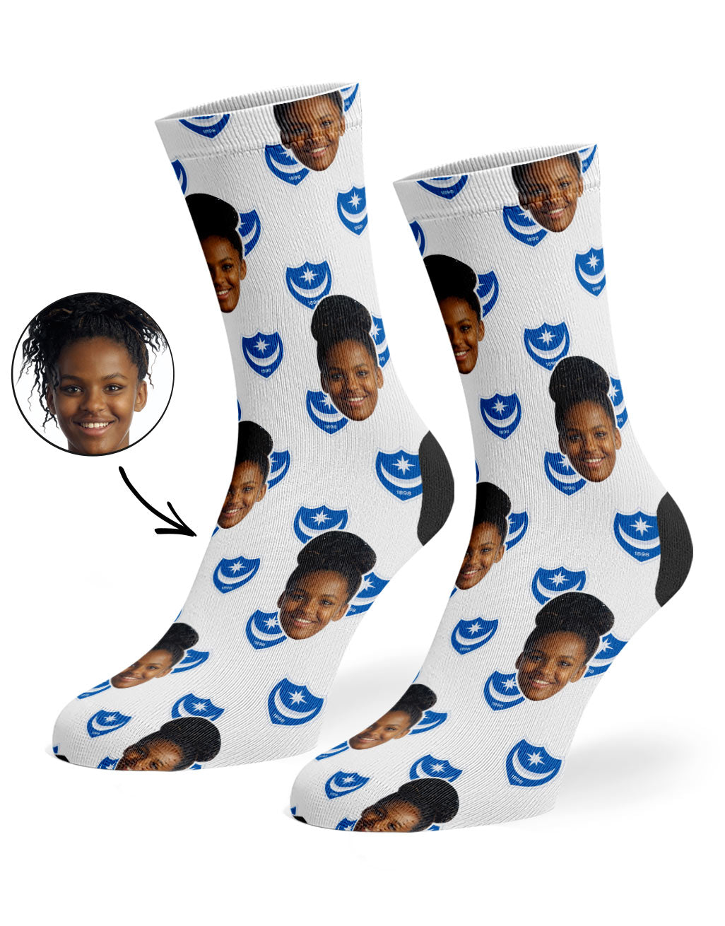 Portsmouth FC Photo Socks