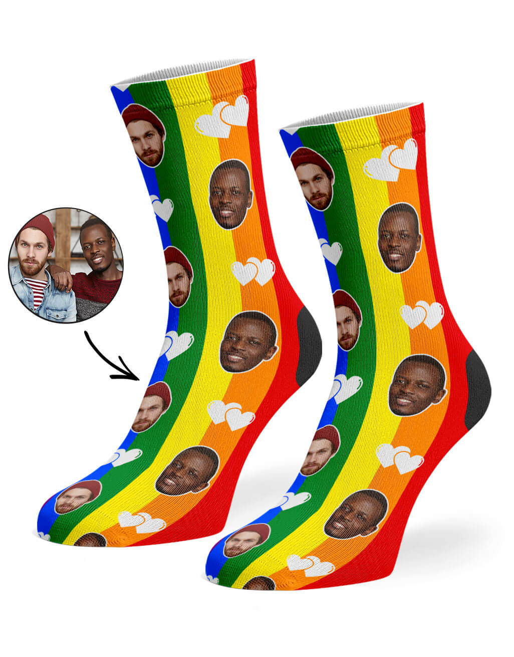 Personalised Pride Socks