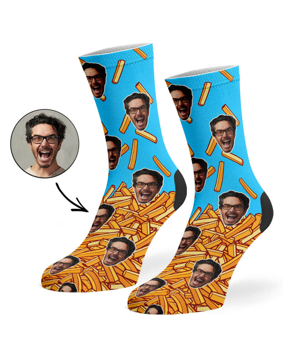 Your Face On McFries Socks