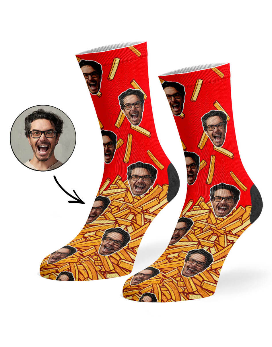 Personalised McFries Face Socks