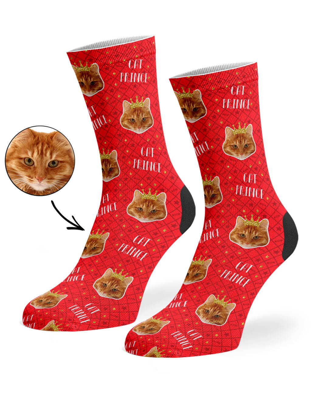 Cat Prince Socks